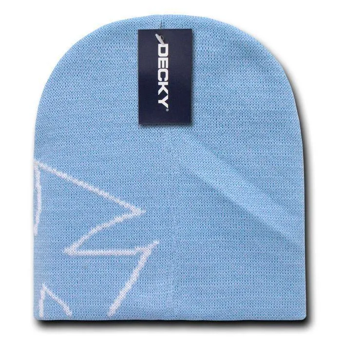 1 Dozen Chopper Iron Cross Logo Beanies Caps Hats Knit Ski Skull Warm Wholesale Bulk
