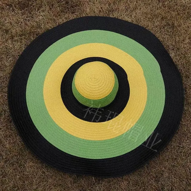 70cm Oversized Wide Brim Sun Hat Travel Large