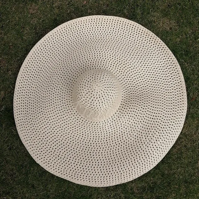 70cm Oversized Wide Brim Sun Hat Travel Large