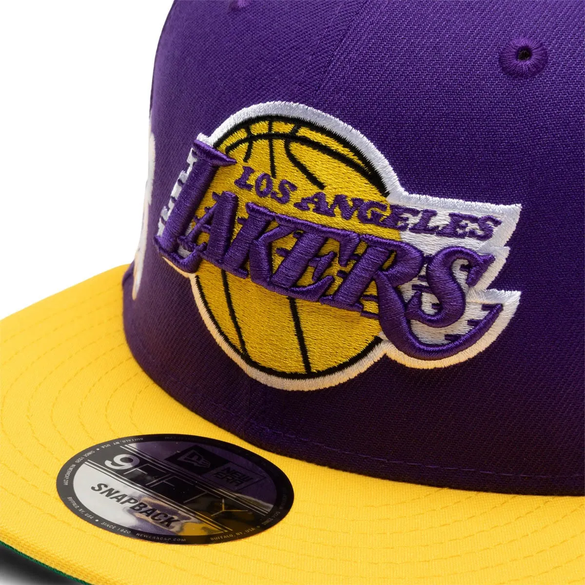9FIFTY LOS ANGELES LAKERS SIDE FONT SNAPBACK CAP