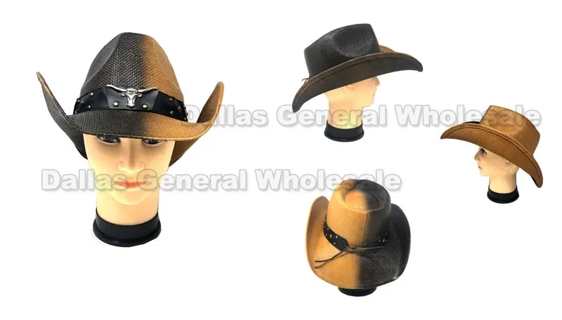 Adults Fashion Straw Cowboy Hats Wholesale