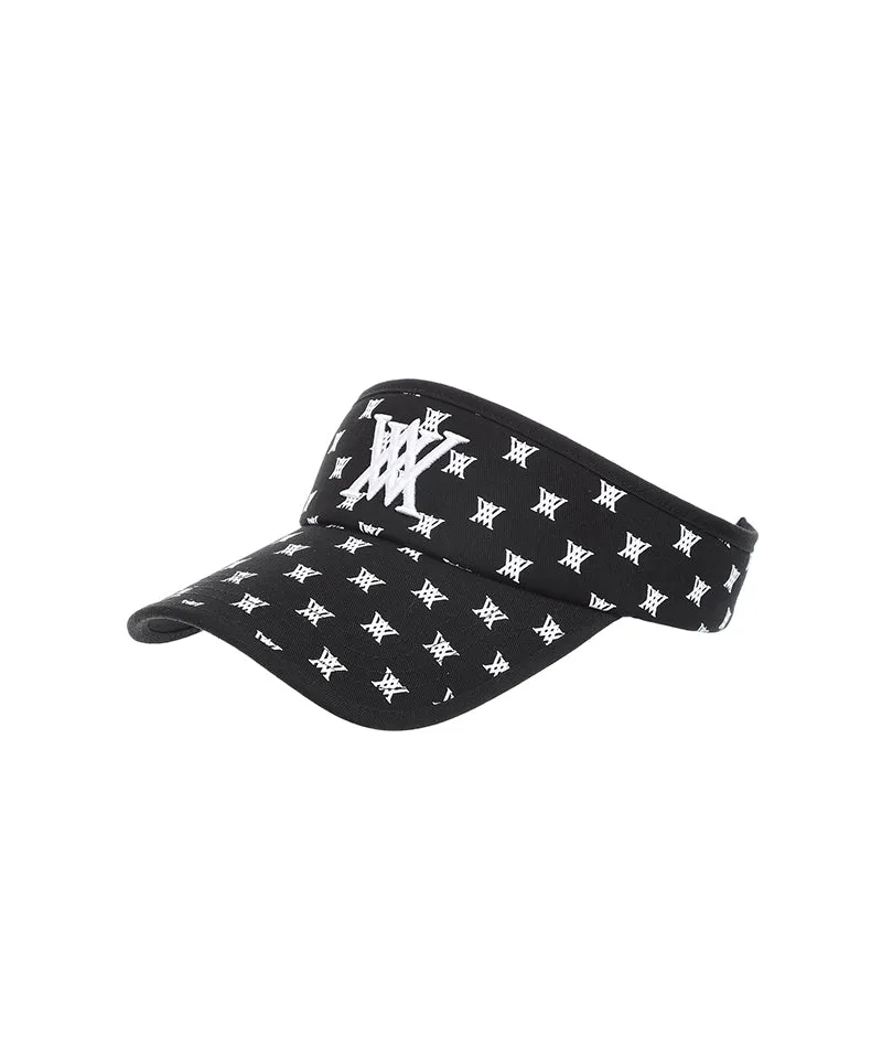 ANEW Women's Monogram Sun Visor_ BK