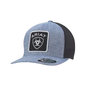 Ariat  Blue Mesh Large Patch Logo Cap