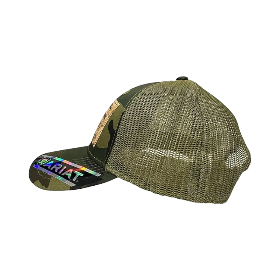 Ariat M&F Camo Cork Patch US Flag Cap