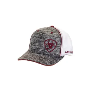 Ariat M&F Flex Fit Grey Mesh Cap