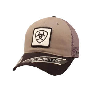 Ariat M&F Grey Team Logo Trucker Mesh Cap
