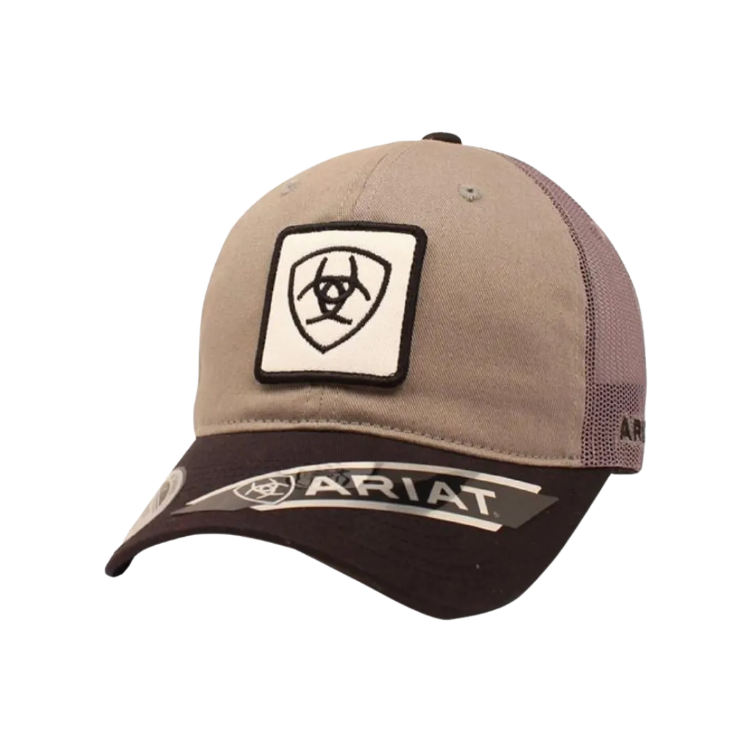 Ariat M&F Grey Team Logo Trucker Mesh Cap