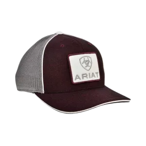 Ariat M&F Red Trucker Mesh Logo Patch Cap