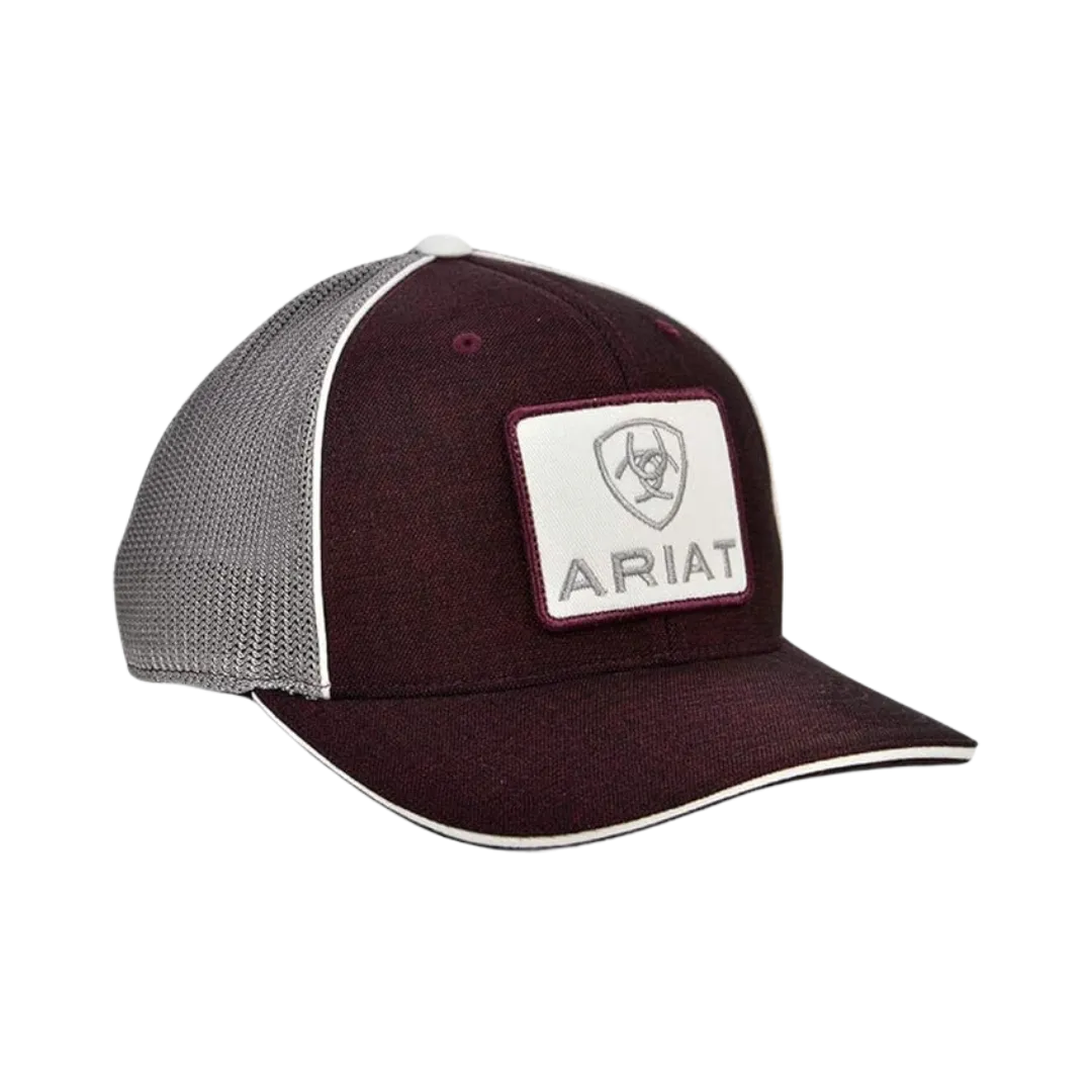 Ariat M&F Red Trucker Mesh Logo Patch Cap