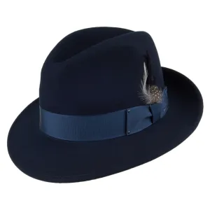 Bailey Hats Blixen Fedora - Navy Blue