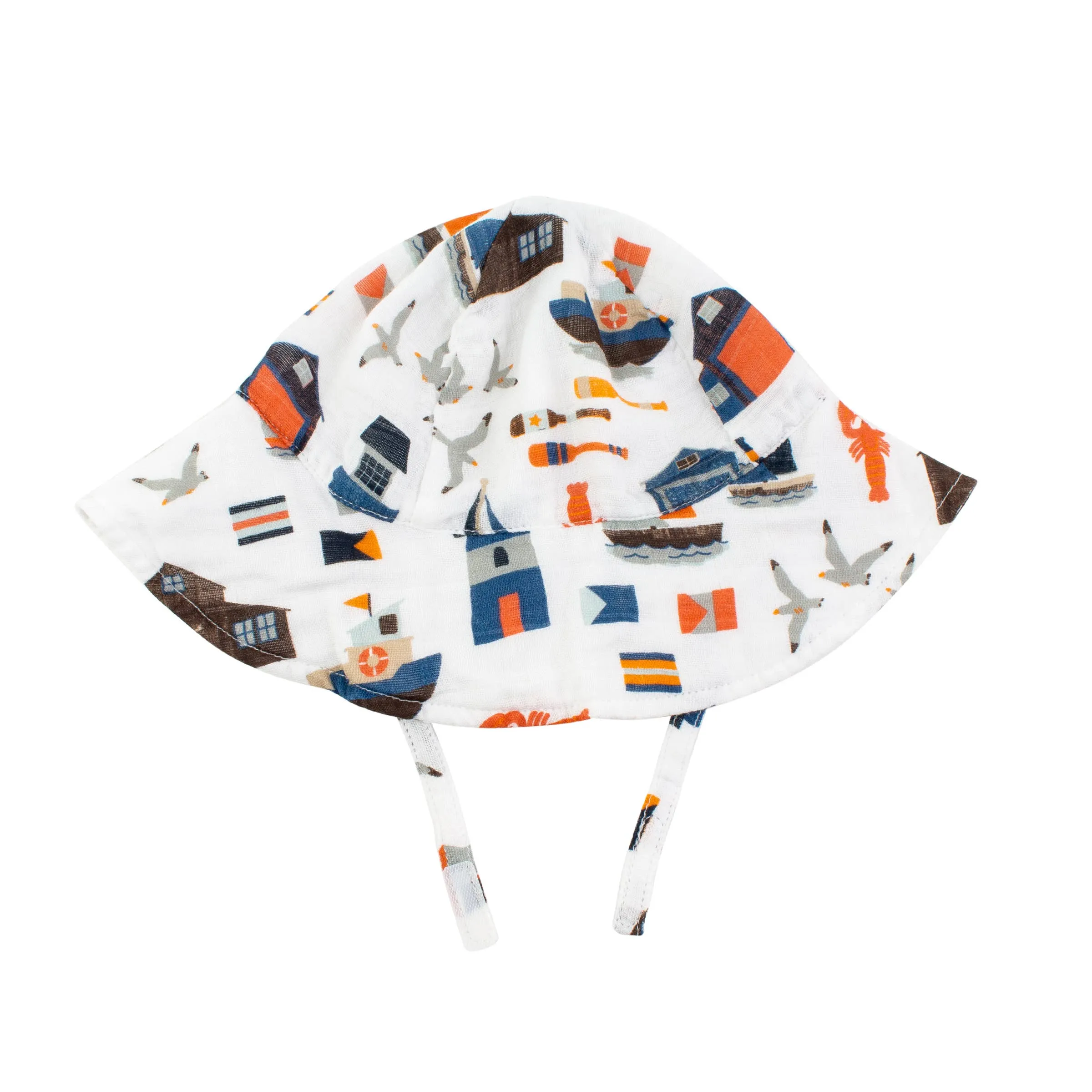 Bebe au Lait Nautical Oh-So-Soft Muslin Sun Hat