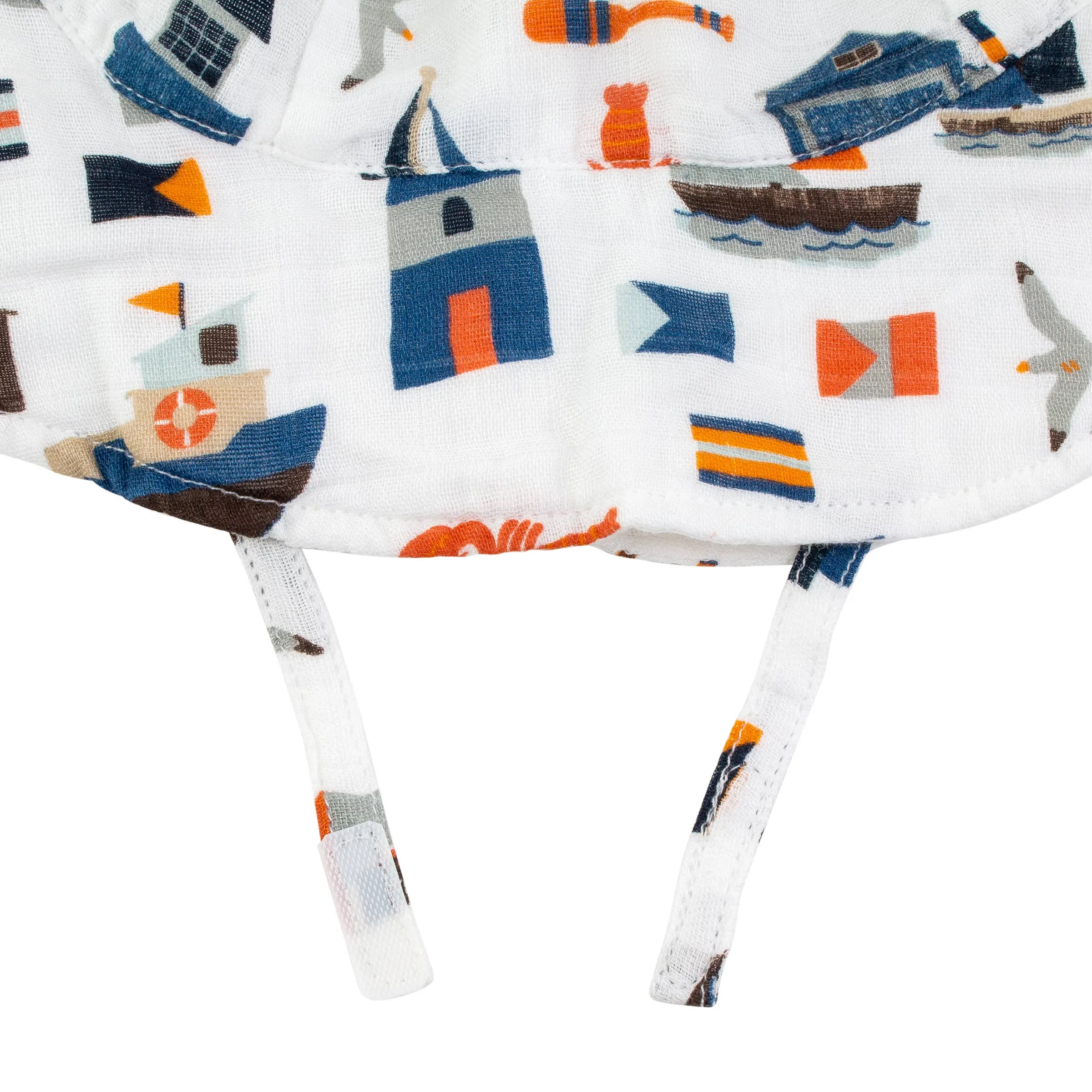 Bebe au Lait Nautical Oh-So-Soft Muslin Sun Hat