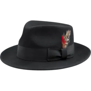 Black Gangster Hat