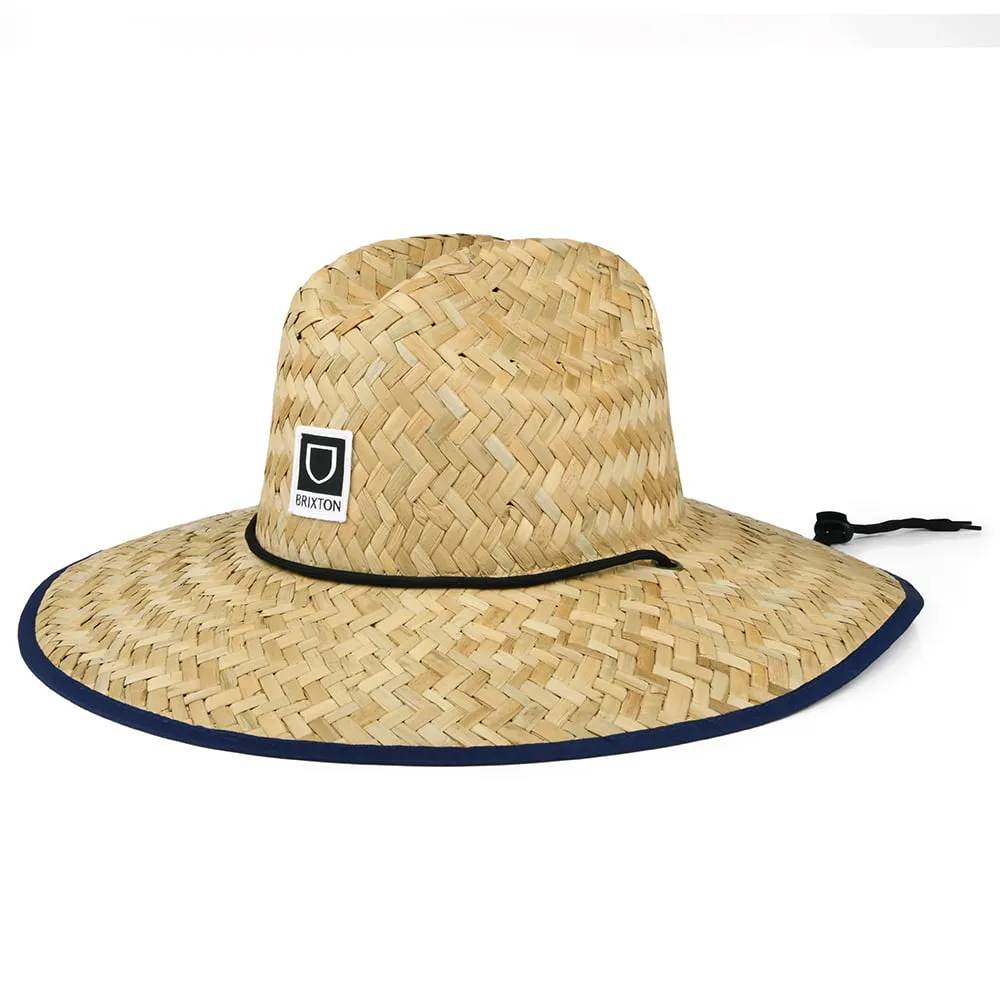 Brixton Hats Beta Straw Lifeguard Hat - Tan