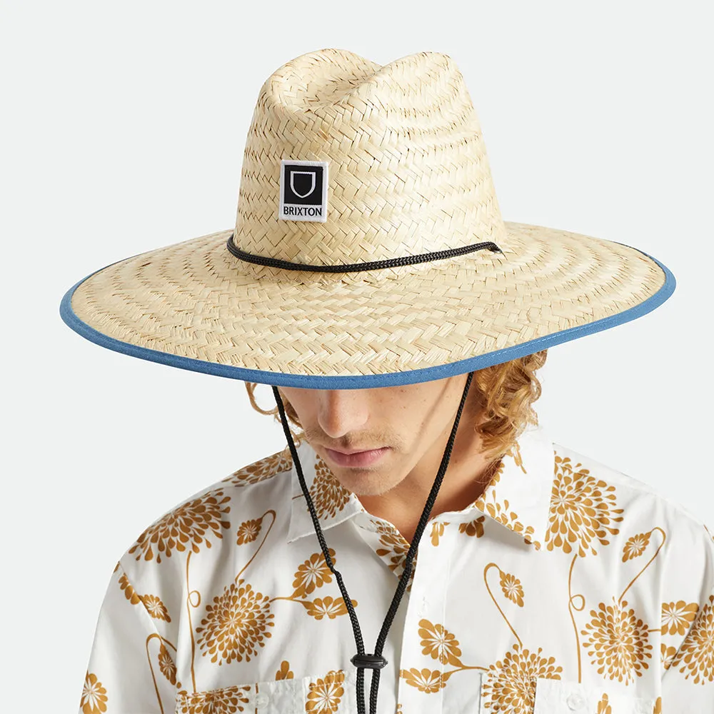 Brixton Hats Beta Straw Lifeguard Hat - Tan