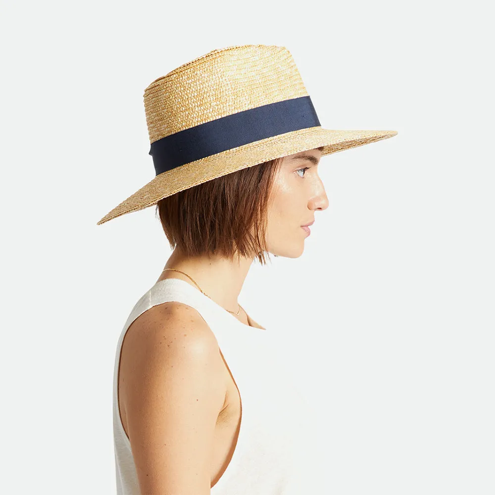 Brixton Hats Joanna Straw Sun Hat - Honey