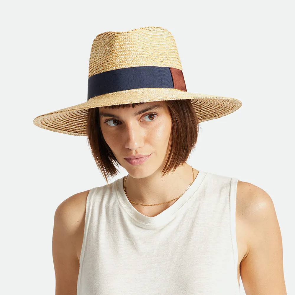 Brixton Hats Joanna Straw Sun Hat - Honey