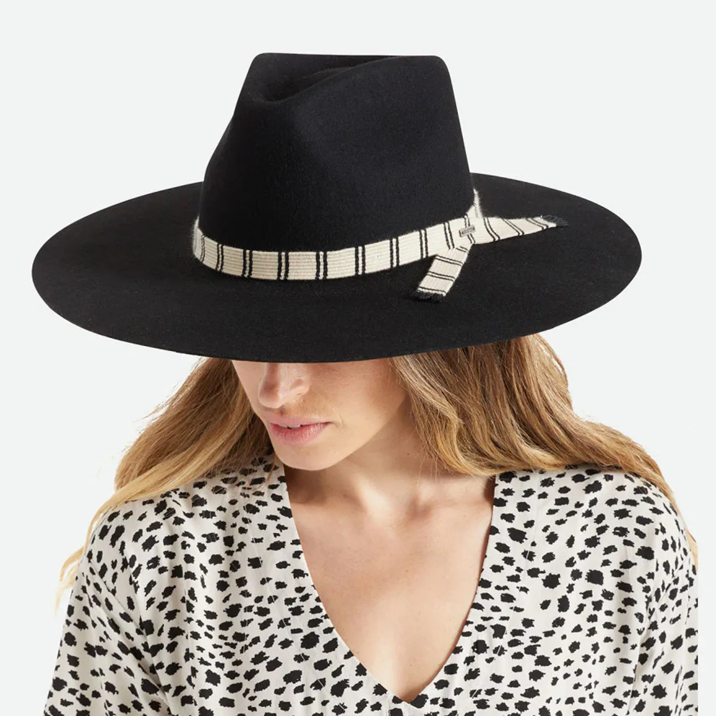 Brixton | Leigh Felt Fedora | Black