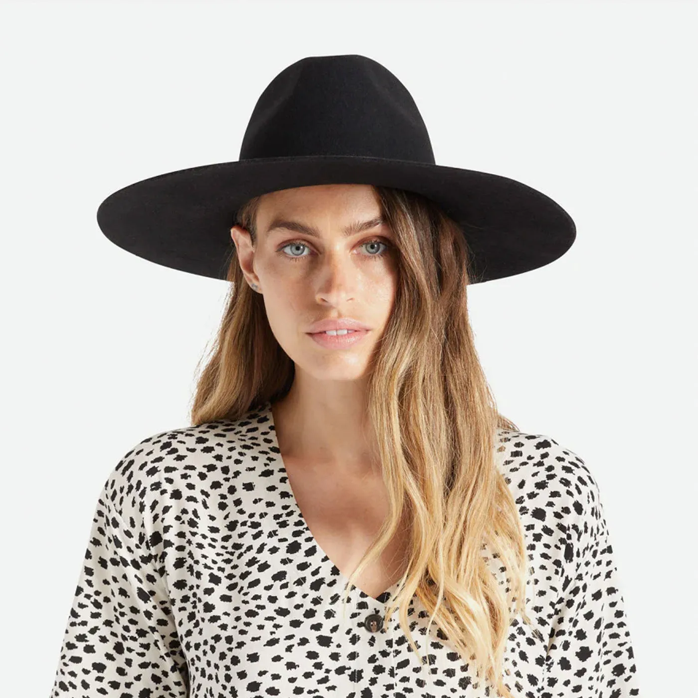Brixton | Leigh Felt Fedora | Black