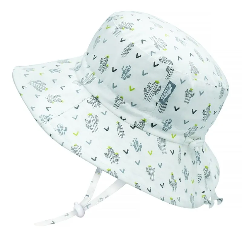 Bucket Cotton Sun Hat, 50  UPF, Adjustable – Cactus