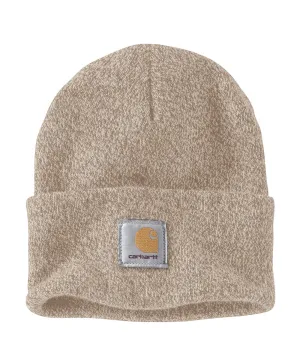 Carhartt A18 Watch Hat (Beanie) - Flaxseed/Oat Milk Marl