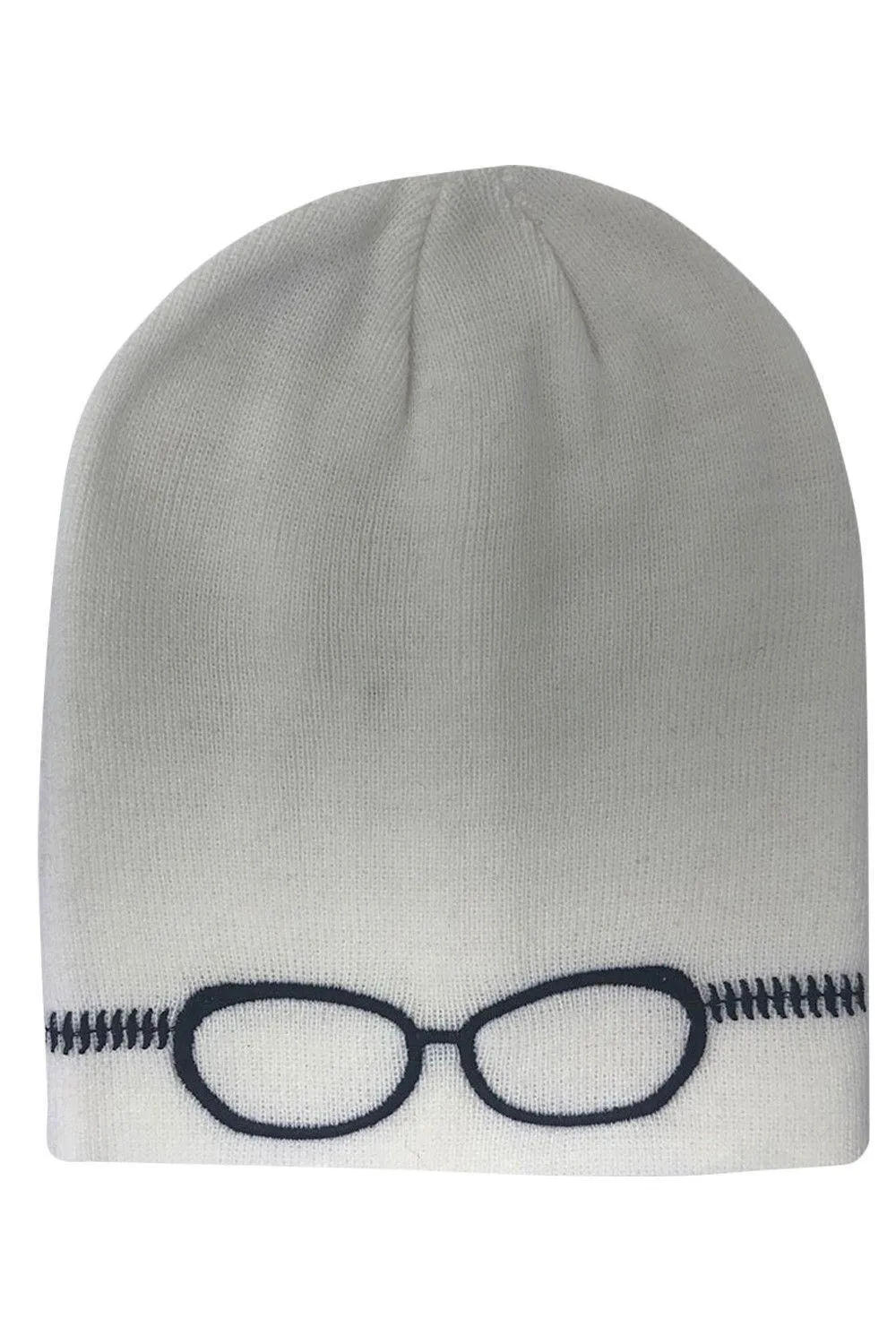 Casaba Warm Winter Beanies Glasses Embroidery Toboggans Caps Hats for Men Women