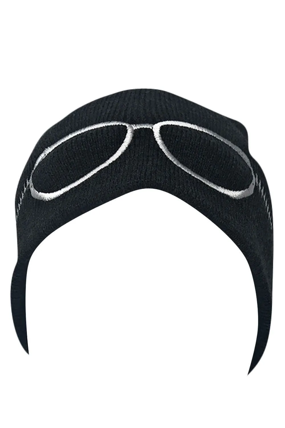 Casaba Warm Winter Beanies Glasses Embroidery Toboggans Caps Hats for Men Women