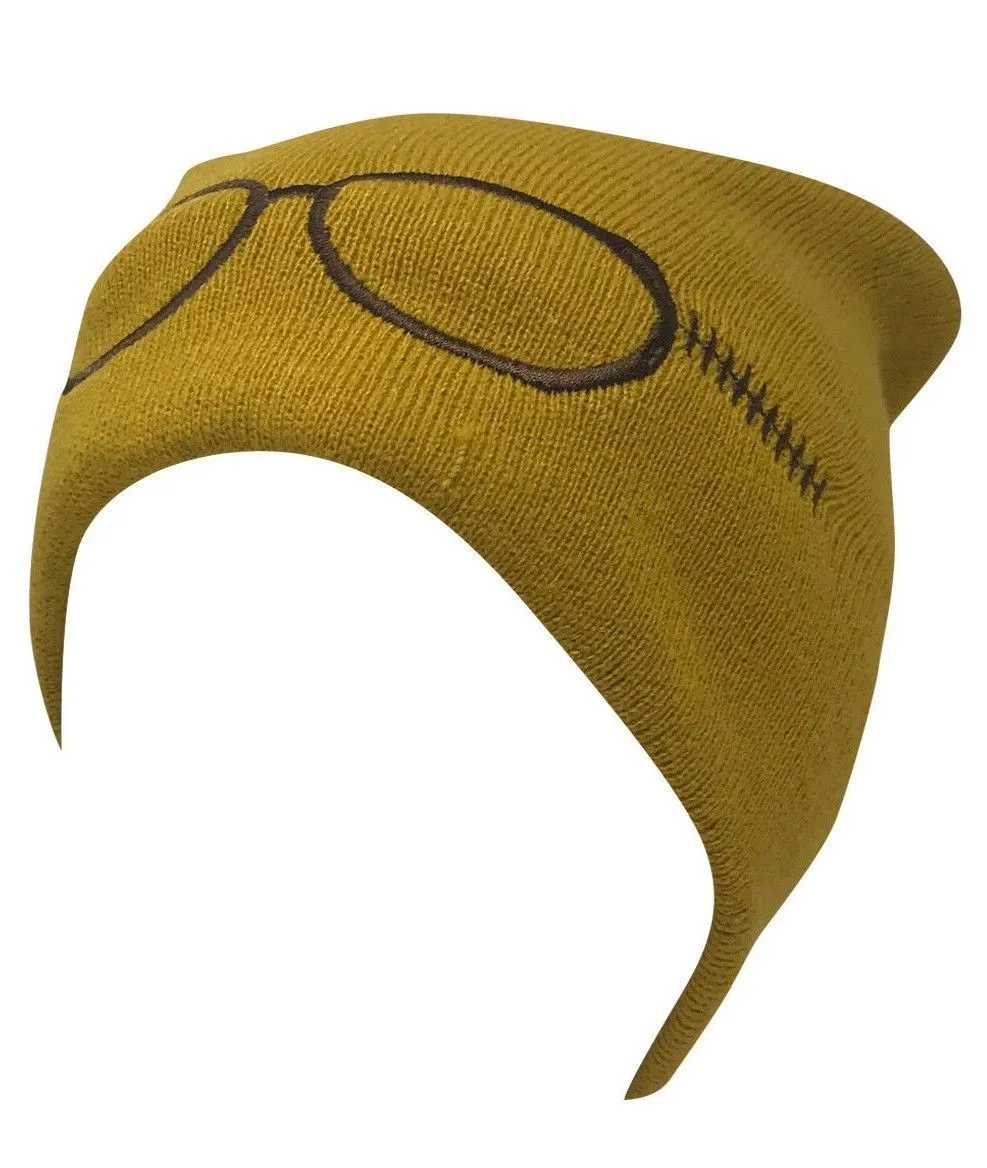 Casaba Warm Winter Beanies Glasses Embroidery Toboggans Caps Hats for Men Women