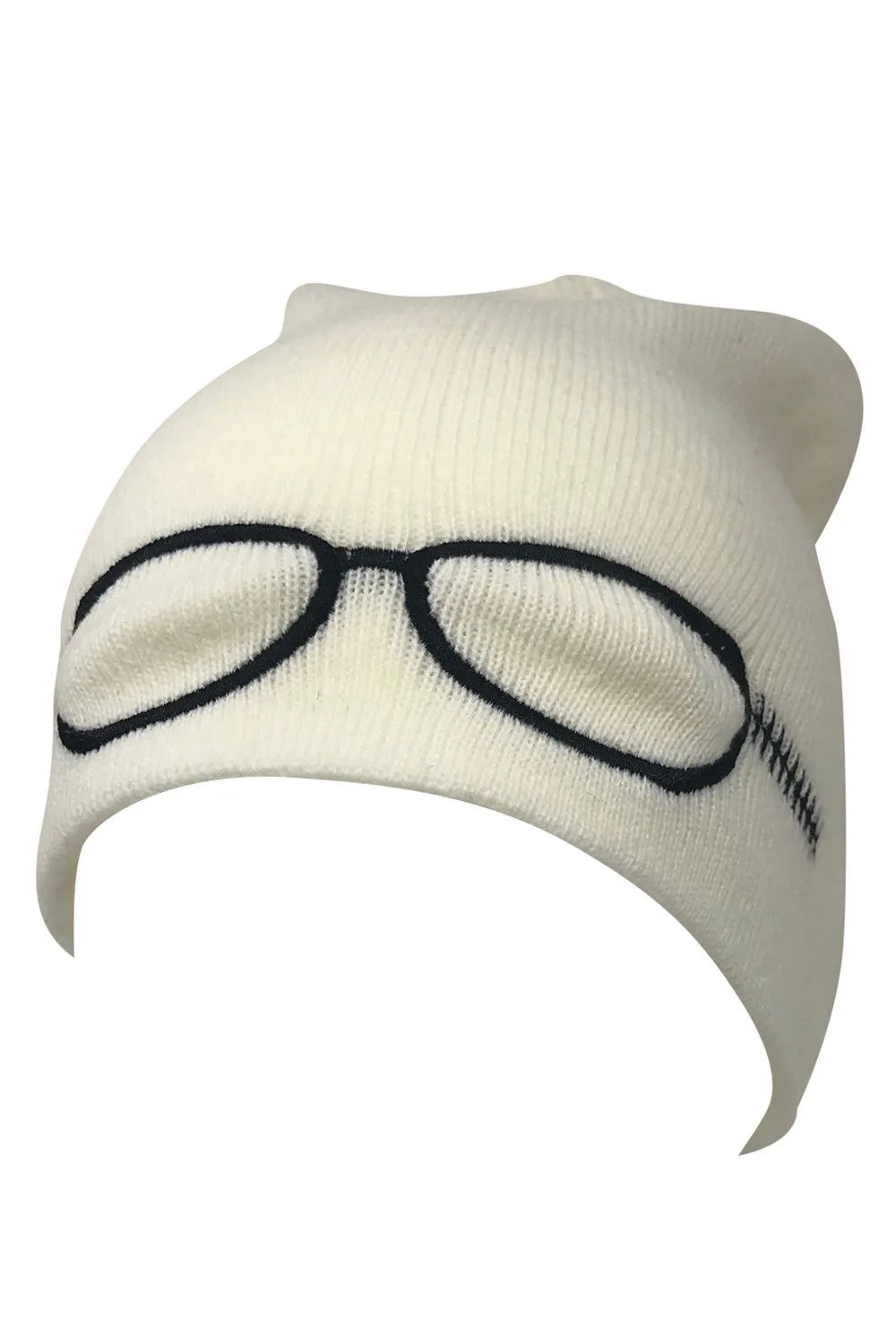Casaba Warm Winter Beanies Glasses Embroidery Toboggans Caps Hats for Men Women