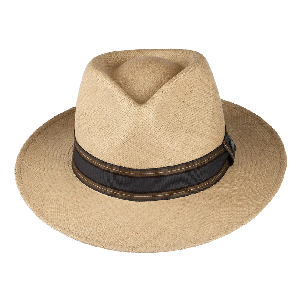 City Sport Teardrop Panama Fedora Hat - Tan