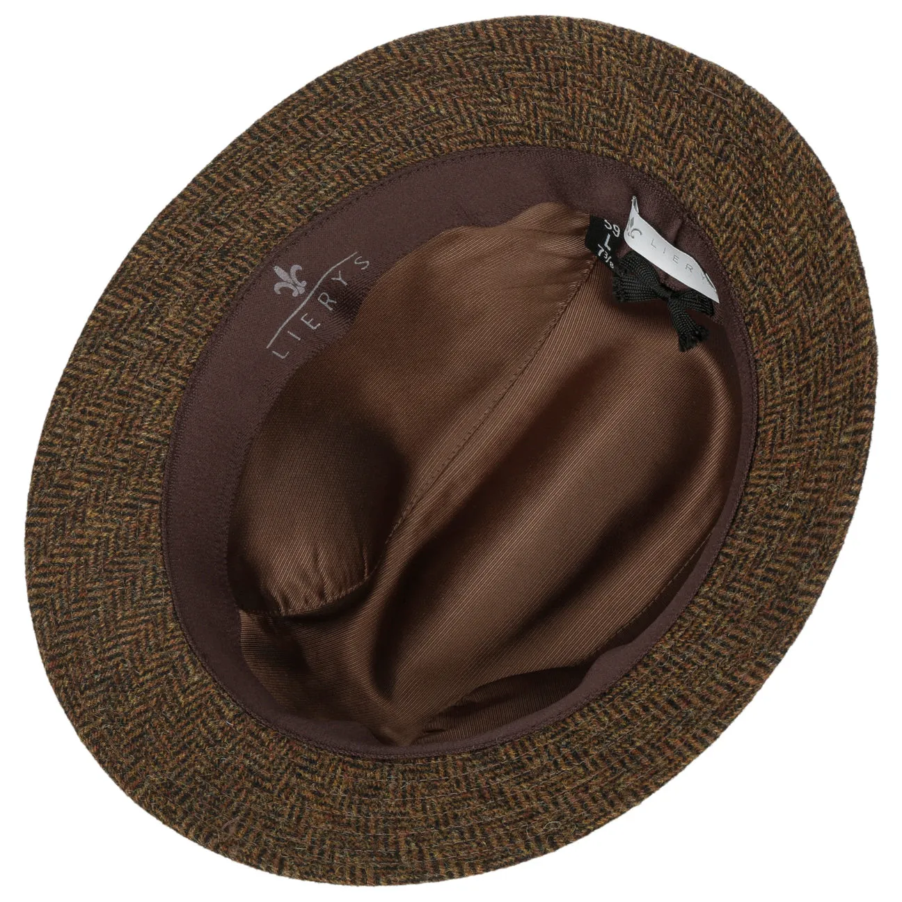 Classic Harris Tweed Fedora Hat
