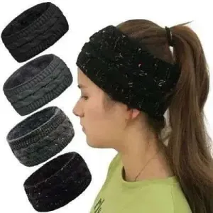 Cozy & Chic Fleece-Lined Ear Warmers for Women - Winter Essential 2-Pack