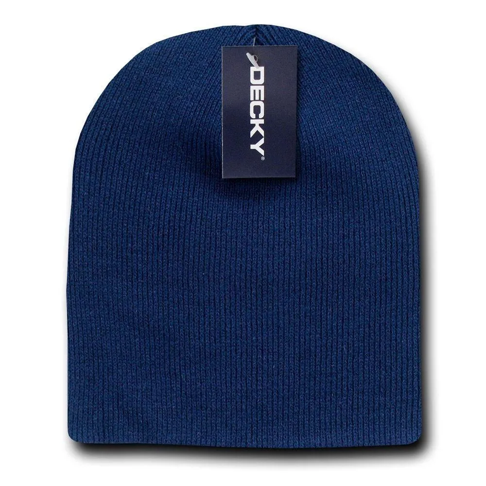 Decky Winter Warm Beanies Short Knitted Skull Ski Caps Hats Unisex
