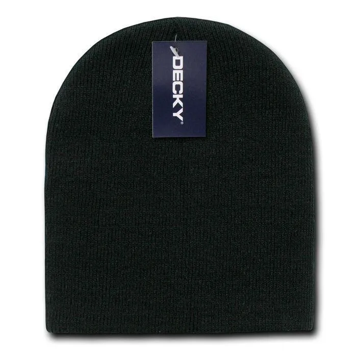 Decky Winter Warm Beanies Short Knitted Skull Ski Caps Hats Unisex