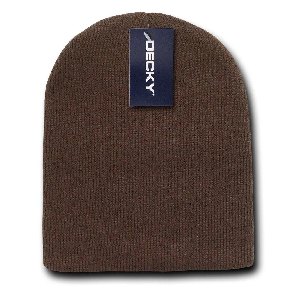 Decky Winter Warm Beanies Short Knitted Skull Ski Caps Hats Unisex