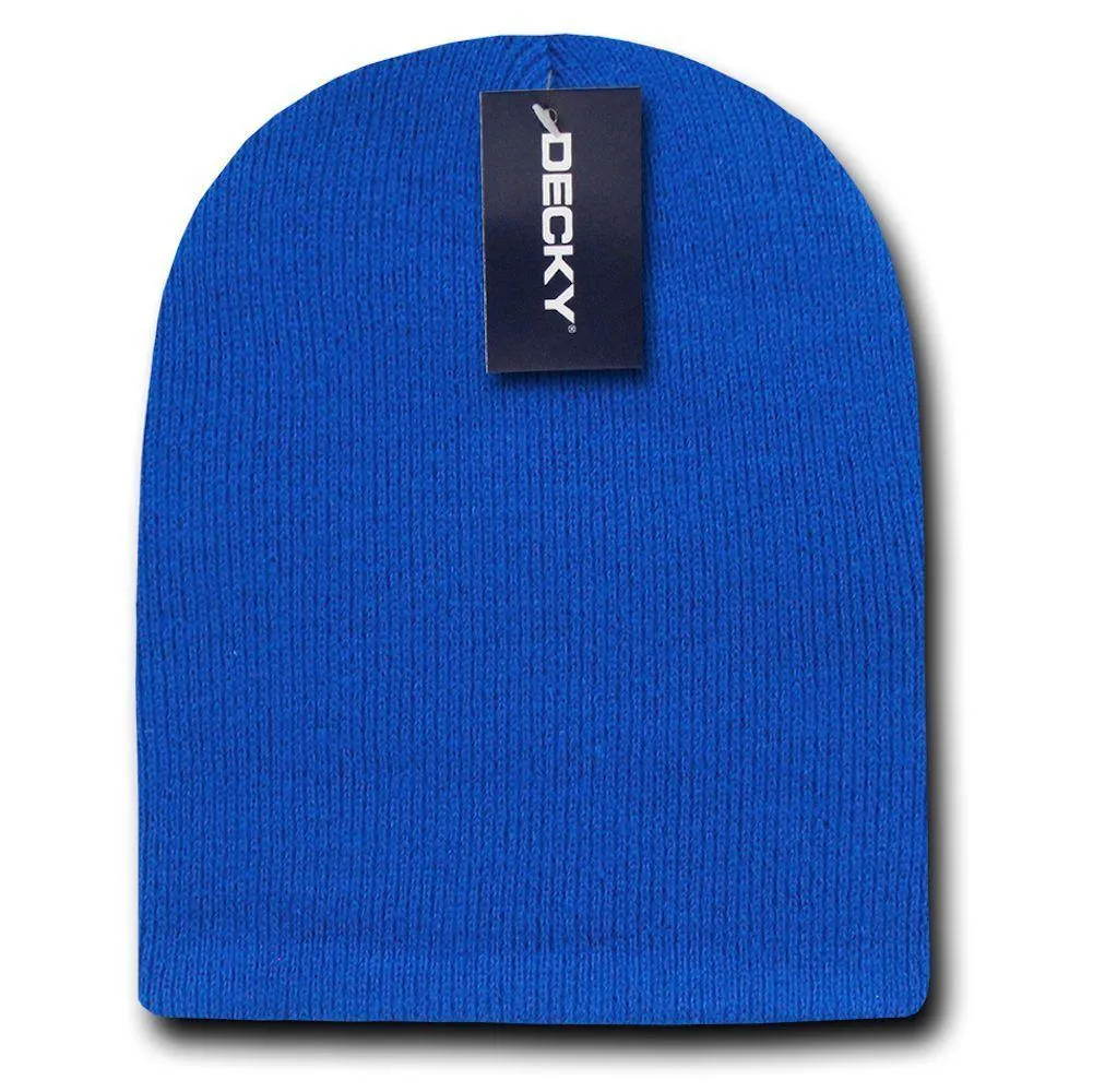 Decky Winter Warm Beanies Short Knitted Skull Ski Caps Hats Unisex