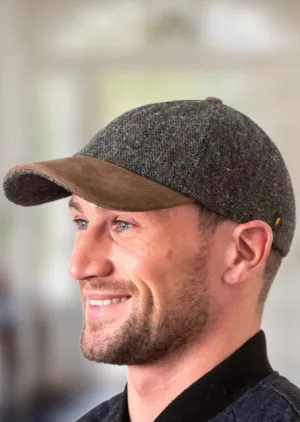 Donegal Tweed Charcoal Baseball Cap