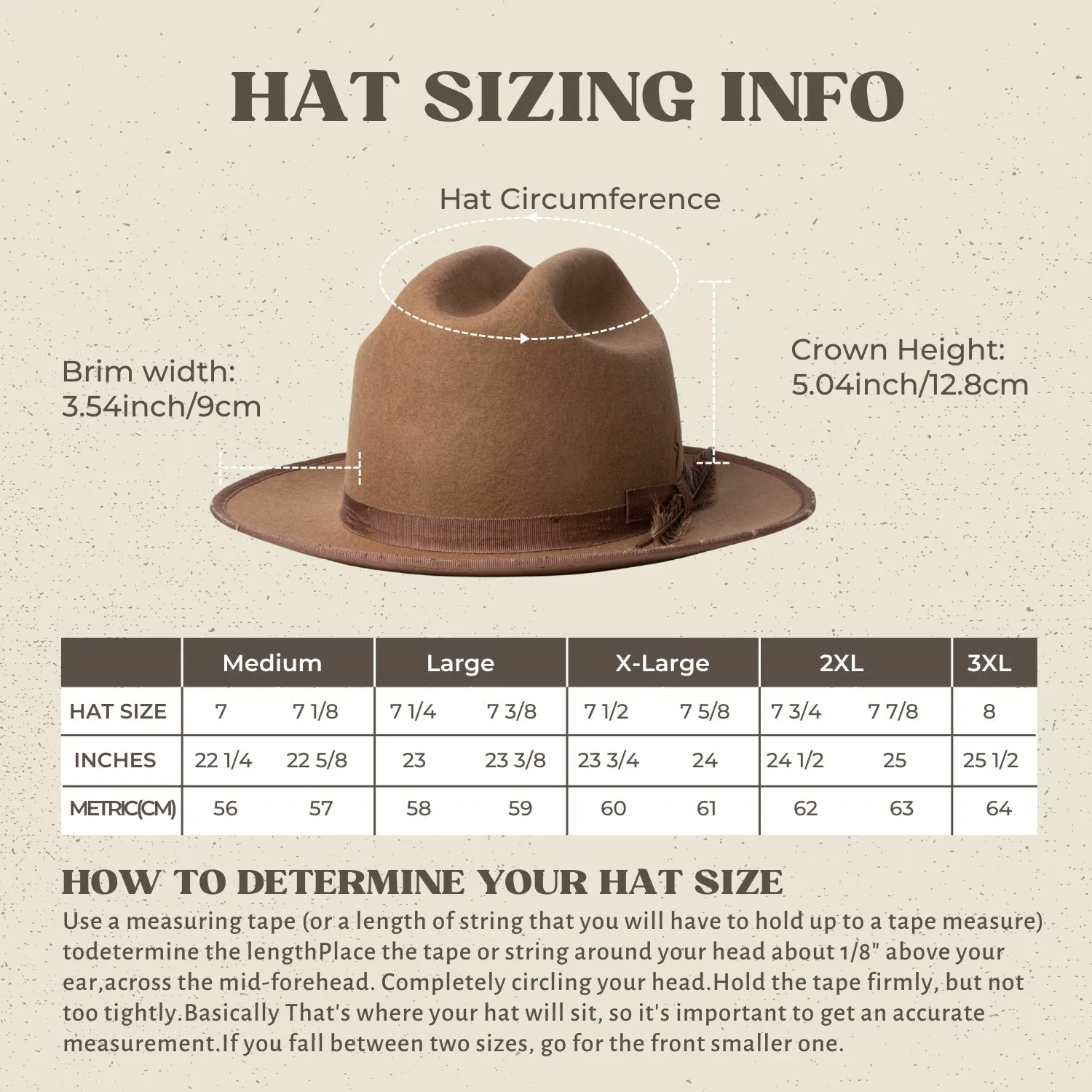 Duke - Distressed Vintage Western Fedora
