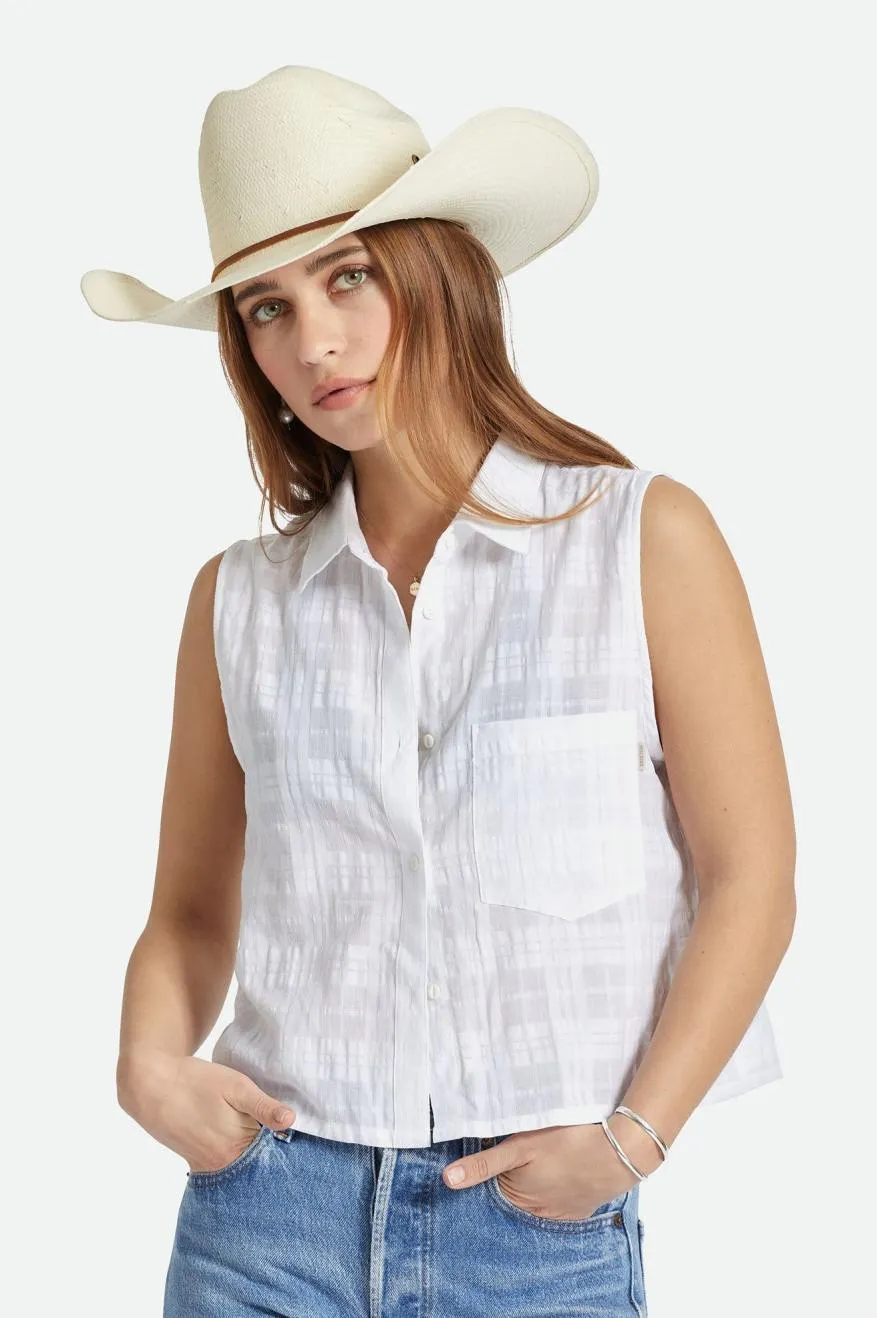 El Paso Straw Reserve Cowboy Hat - Off White