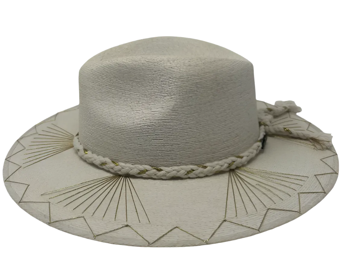 Exclusive Gold Aspen Hat by Corazon Playero