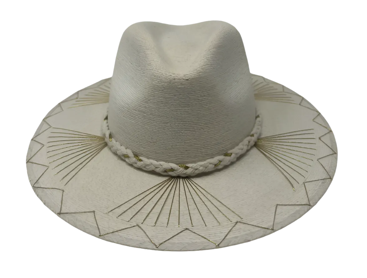 Exclusive Gold Aspen Hat by Corazon Playero