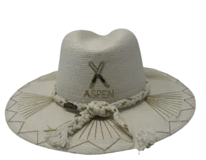 Exclusive Gold Aspen Hat by Corazon Playero