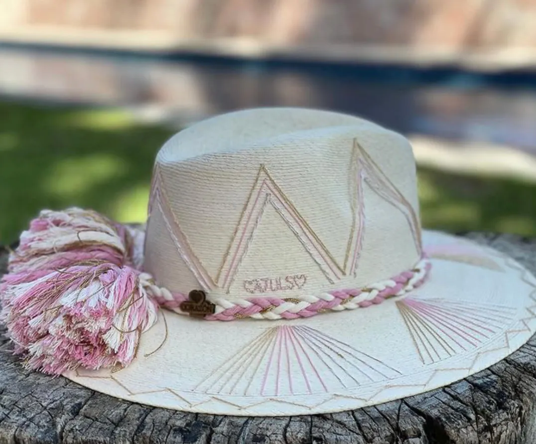 Exclusive Pretty in Pink Hat by Corazon Playero