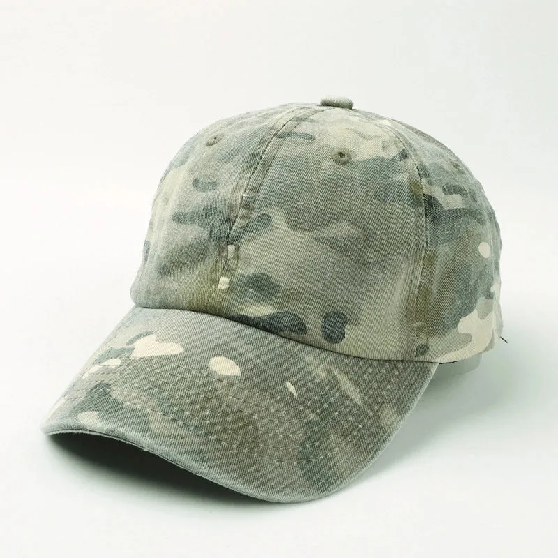Fashionable Camouflage Baseball Caps for Men and Women