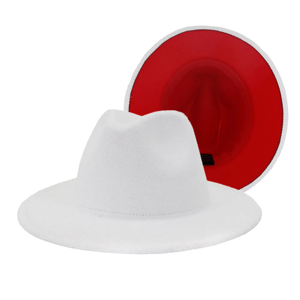 Fedora Red Bottom Unisex Fashion Hats