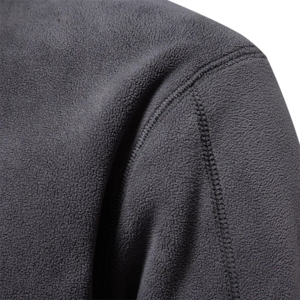 Felix - Warm Fleece Pullover for Man with 1/4 Quarter Zip