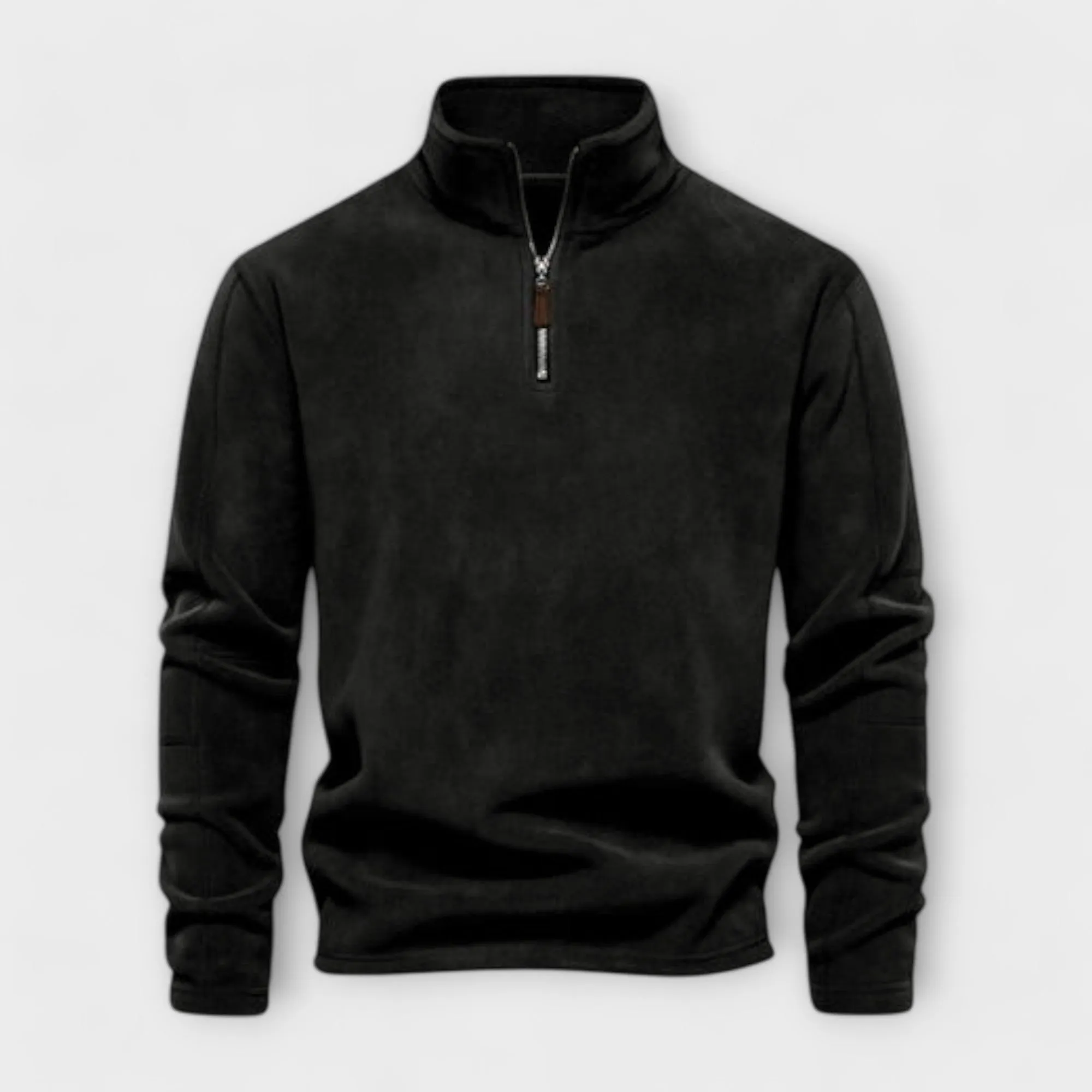 Felix - Warm Fleece Pullover for Man with 1/4 Quarter Zip