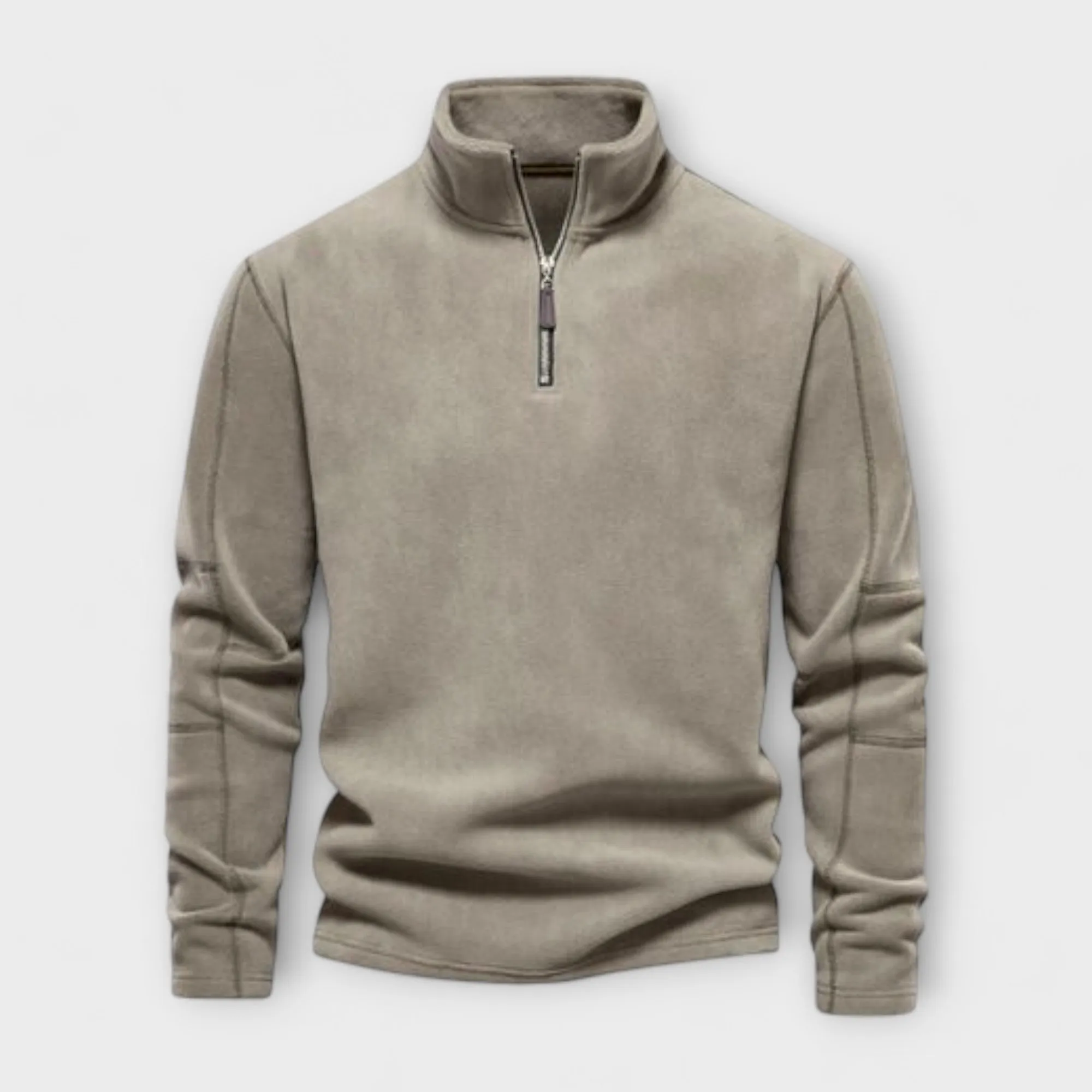 Felix - Warm Fleece Pullover for Man with 1/4 Quarter Zip