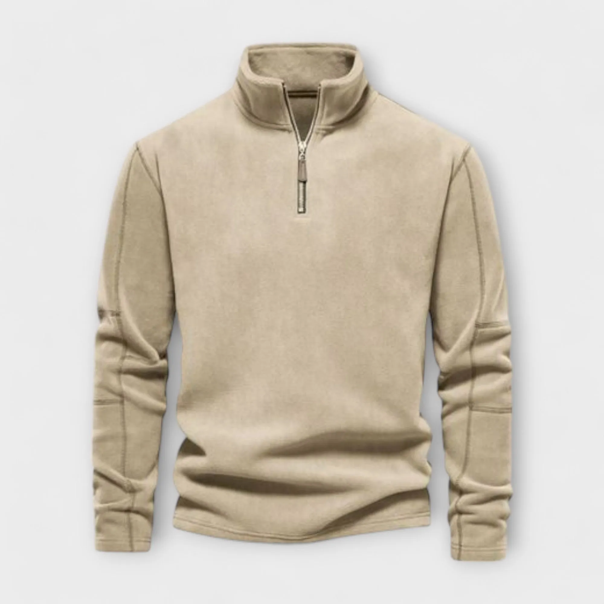 Felix - Warm Fleece Pullover for Man with 1/4 Quarter Zip