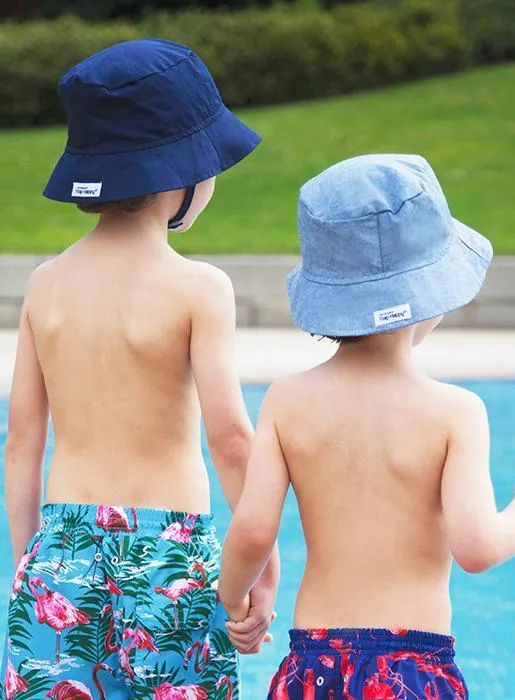 Flap Happy Crusher Hat in Navy